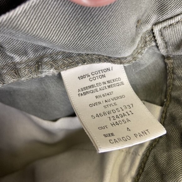 Polo Jeans Co Cargo Pants Women’s Size 4 (Fits 29x30) Green Y2K Streetwear - Picture 14 of 16